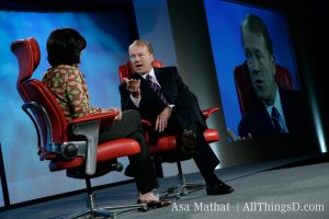 Cisco CEO John Chambers in conversation with Facebook COO Sheryl Sandberg